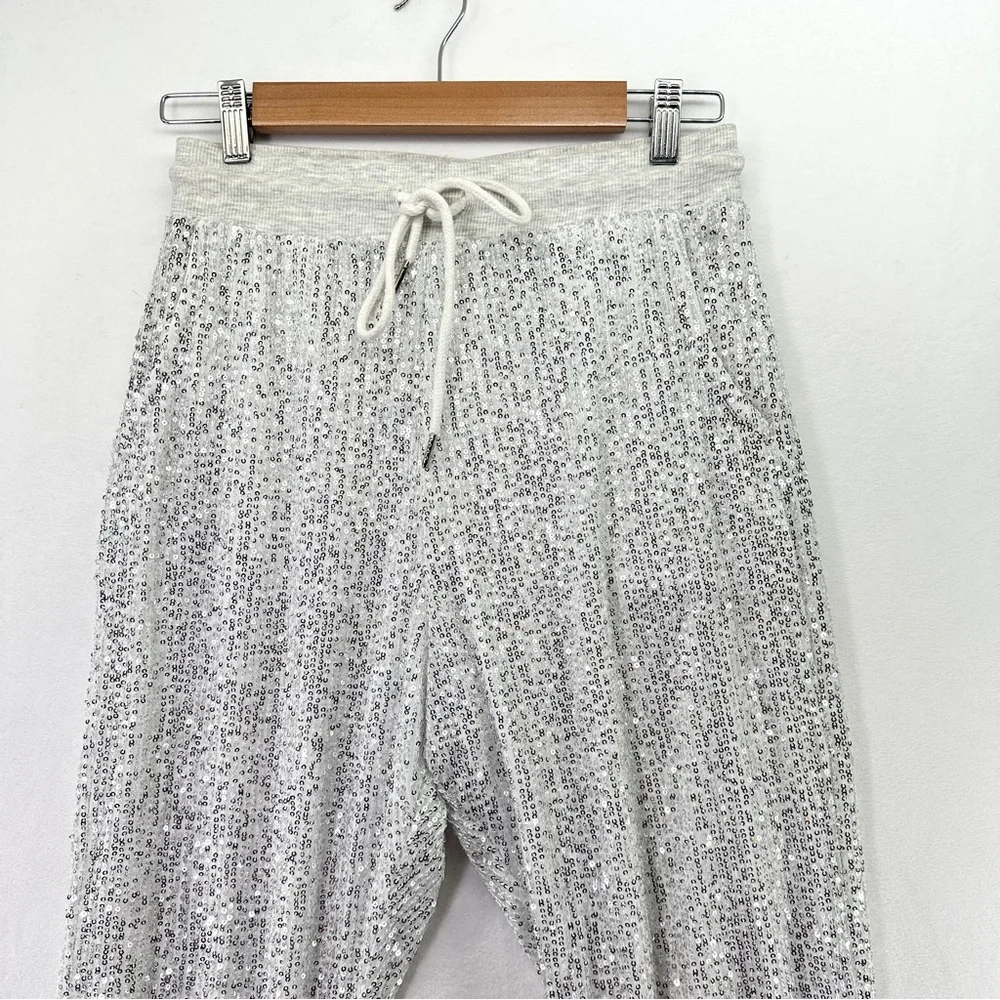 Judith March Full Sequin Jogger Pants Size Small - Picture 2 of 15